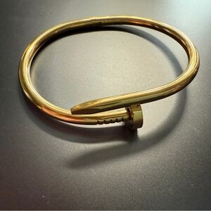 Gold Nail Design Bracelet